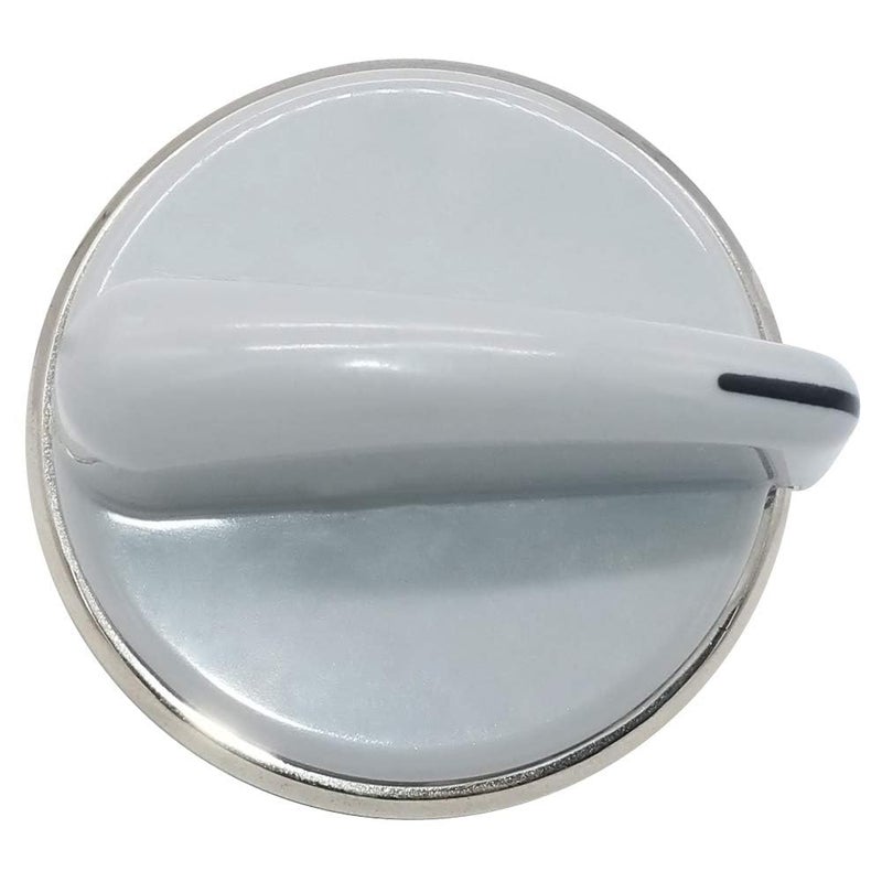prime&swift WH01X10462 Dryer Control Knob with Reinforced Metal Ring (2Pack) Replacement fit for GE Dryer Knob WH01X10309,AP4485269,Grey - Image 2